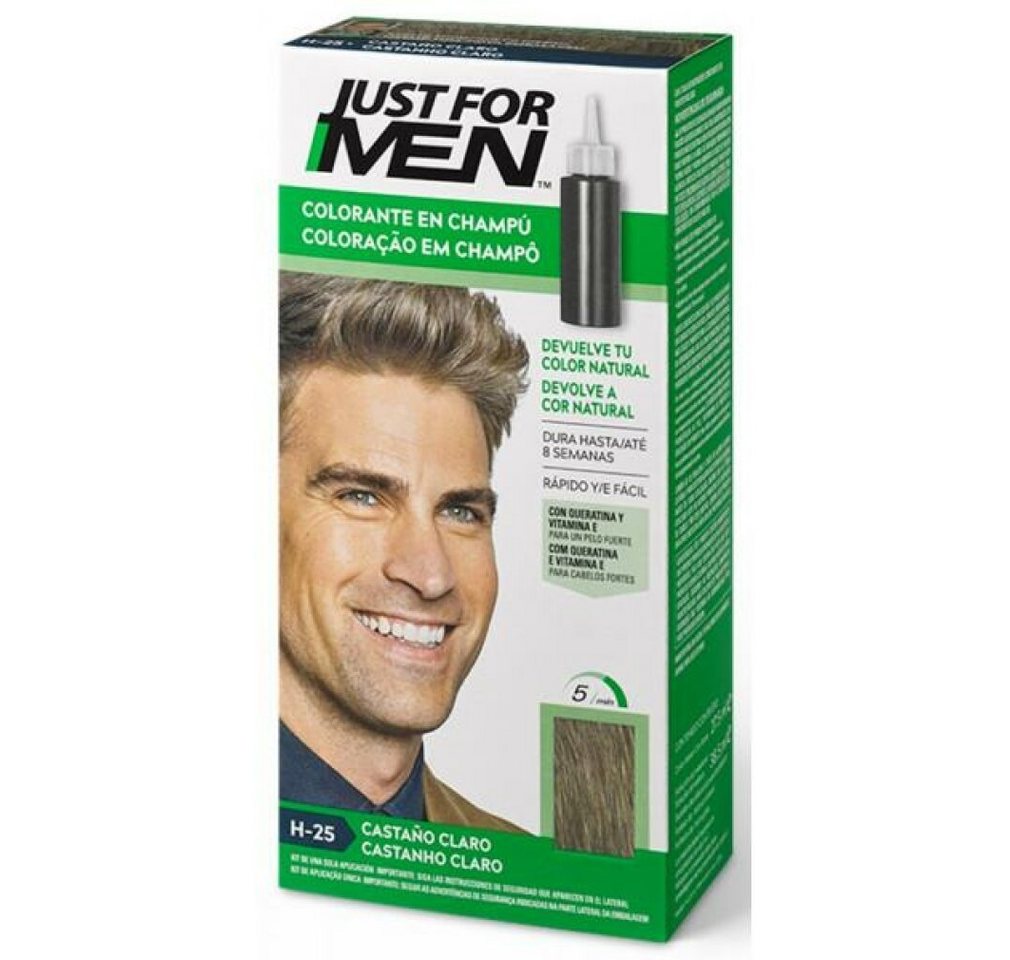 Just For Men Haarshampoo shampoo-in haircolor Light Brown 66ml von Just For Men