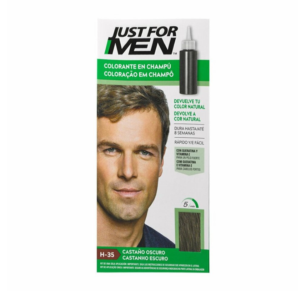 Just For Men Mascara Dunkelbraun Färbeshampoo von Just For Men