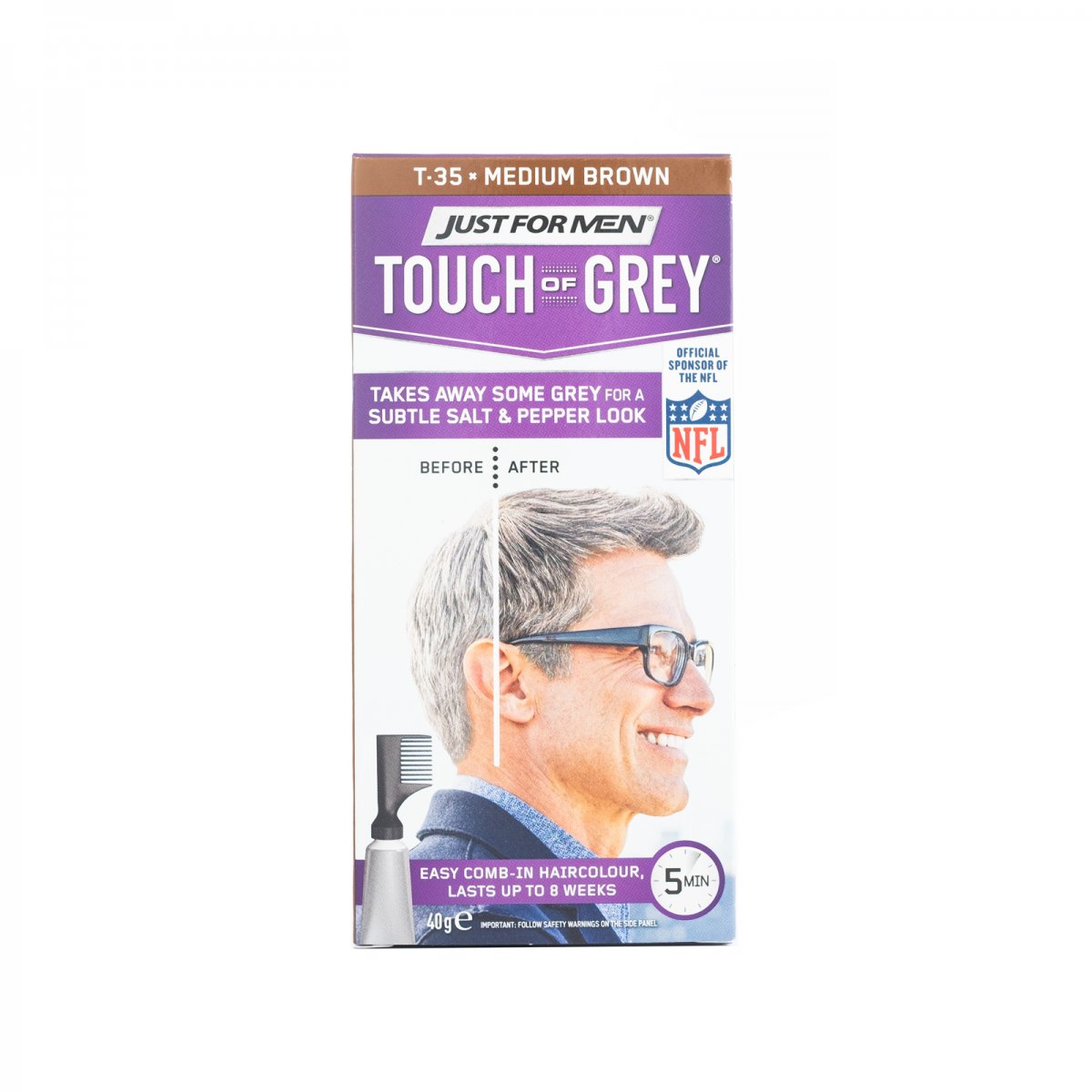 Just For Men – Touch of Grey – Medium Brown Grey von Just For Men