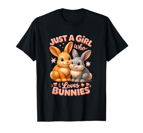 Just Girl Who Loves Bunnies Kaninchen Pärchen niedliches Tier T-Shirt Just Girl Who Loves Bunnies Kaninchen Pärchen niedliches Tier T-Shirt von Just Girl Who Loves Bunnies Rabbit Bunny