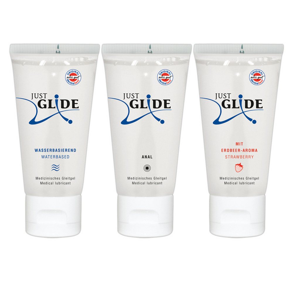 Just Glide Analgleitgel Just Glide Set 3 x 200 ml von Just Glide