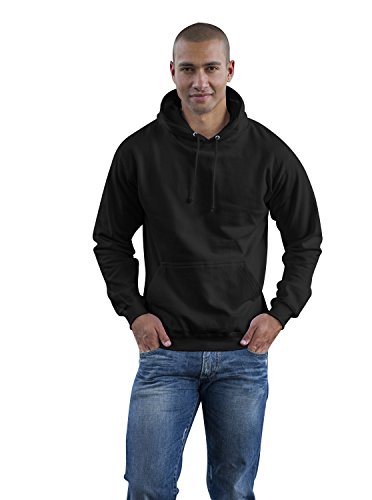 JH001 College Hoodie Kapuzenpullover Sweatshirt Kapuzensweatshirt, Farbe:Jet Black;Größen:5XL 5XL,Jet Black von Just Hoods