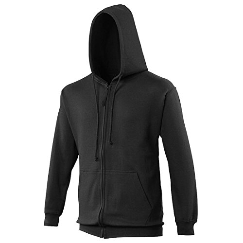 JH050 Zoodie Kapuzensweatshirt 3XL,Jet Black von Just Hoods