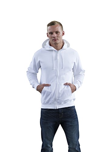 JH050 Zoodie Kapuzensweatshirt L,Arctic White von Just Hoods