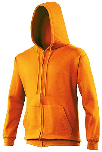 JH050 Zoodie Kapuzensweatshirt L,Orange Crush von Just Hoods