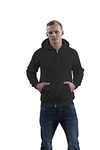 JH050 Zoodie Kapuzensweatshirt M,Charcoal (Heather) von Just Hoods