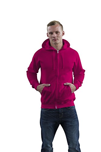 JH050 Zoodie Kapuzensweatshirt XXL,Hot Pink von Just Hoods