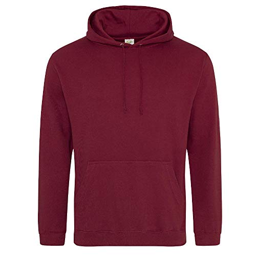 Just Hoods - Unisex College Hoodie/Burgundy, L von Just Hoods