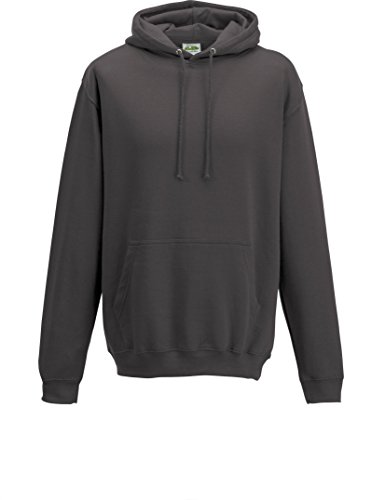 Just Hoods College Hoodie, Charcoal, L von Just Hoods