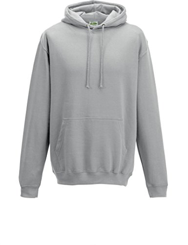 Just Hoods College Hoodie, Heather Grey, 3XL von Just Hoods