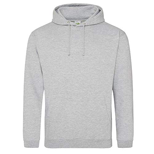 Just Hoods - Unisex College Hoodie/Heather Grey, L von Just Hoods