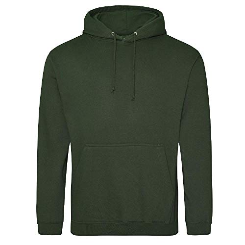 Just Hoods - Unisex College Hoodie/Forest Green, L von Just Hoods