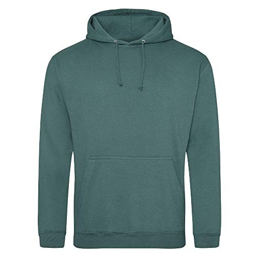 Just Hoods - Unisex College Hoodie/Moss Green, XXL von Just Hoods