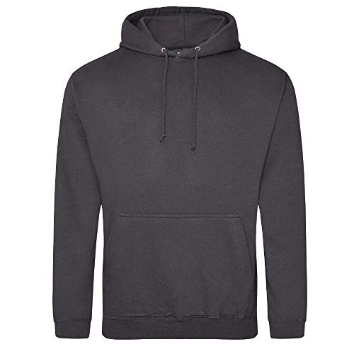 Just Hoods - Unisex College Hoodie/Storm Grey, XXL von Just Hoods