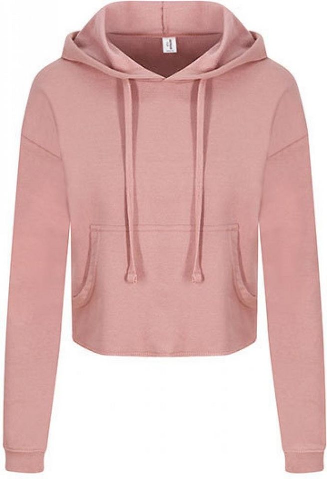 Just Hoods Kapuzenpullover Damen Cropped Hoodie - Weiche Baumwollaußenseite von Just Hoods