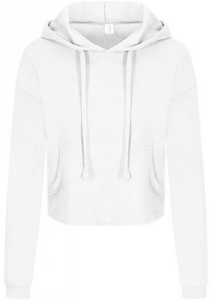 Just Hoods Kapuzenpullover Damen Cropped Hoodie - Weiche Baumwollaußenseite von Just Hoods