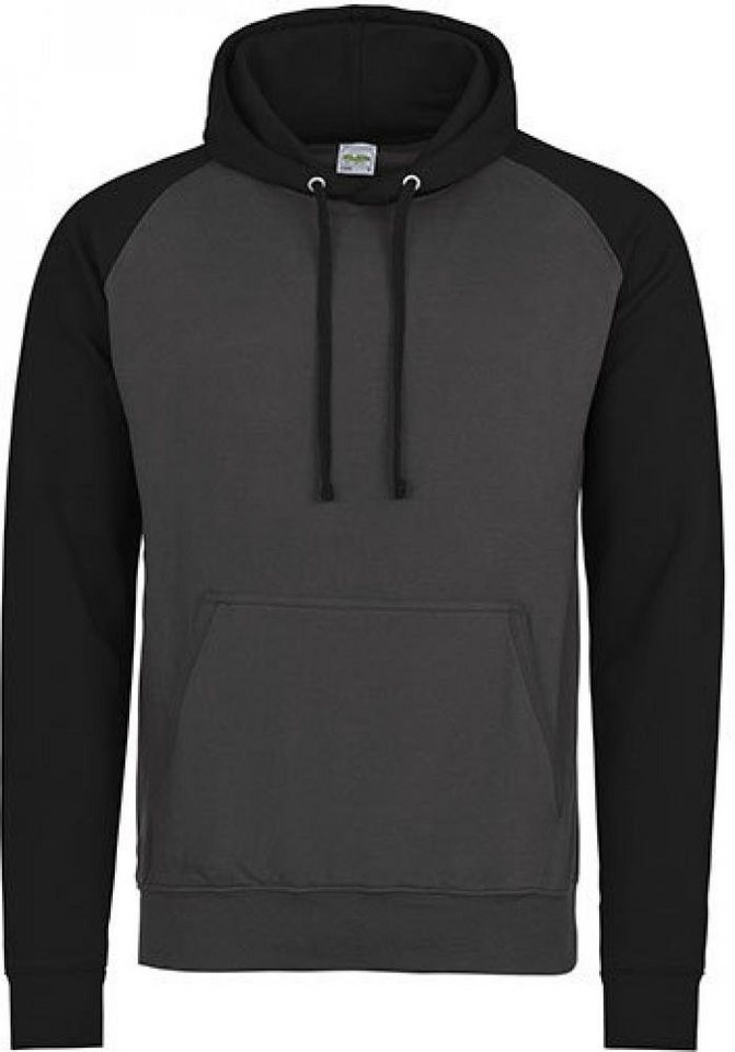 Just Hoods Kapuzenpullover Herren Baseball Hoodie / (WRAP)-zertifizierte Produktion von Just Hoods