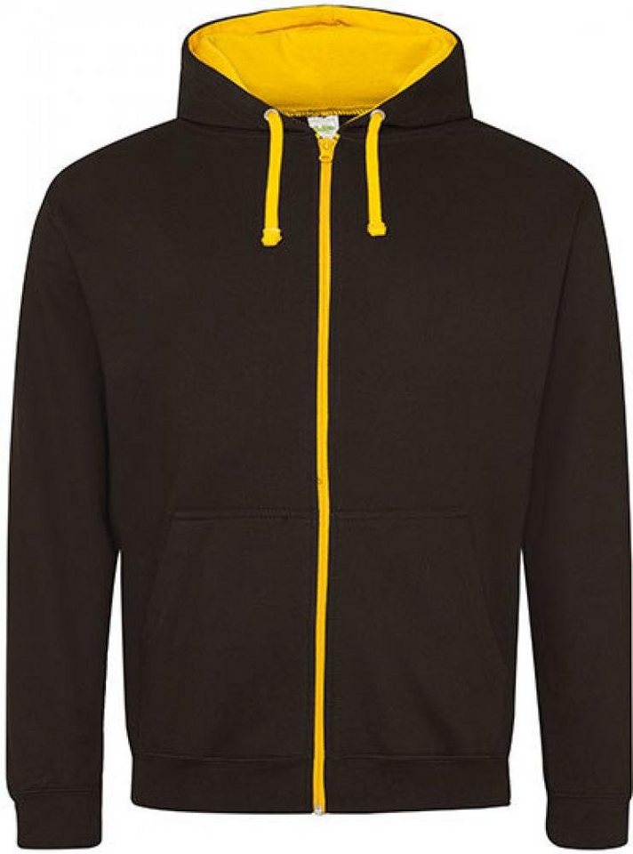 Just Hoods Kapuzensweatjacke Varsity Zoodie Kapuzenpulli mit Reisverschluss von Just Hoods