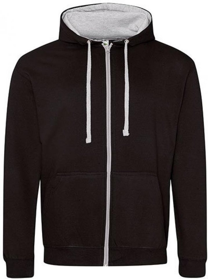Just Hoods Kapuzensweatjacke Varsity Zoodie Kapuzenpulli mit Reisverschluss von Just Hoods