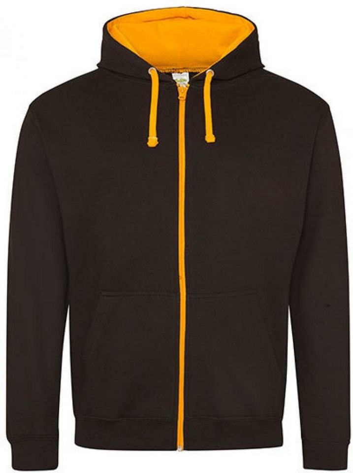 Just Hoods Kapuzensweatjacke Varsity Zoodie Kapuzenpulli mit Reisverschluss von Just Hoods