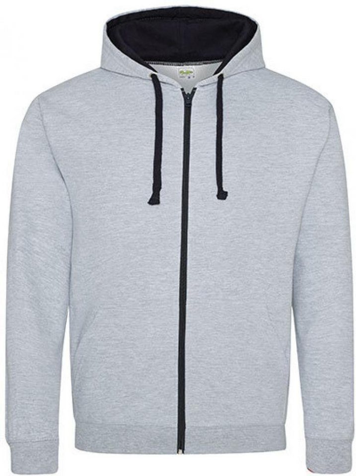 Just Hoods Kapuzensweatjacke Varsity Zoodie Kapuzenpulli mit Reisverschluss von Just Hoods