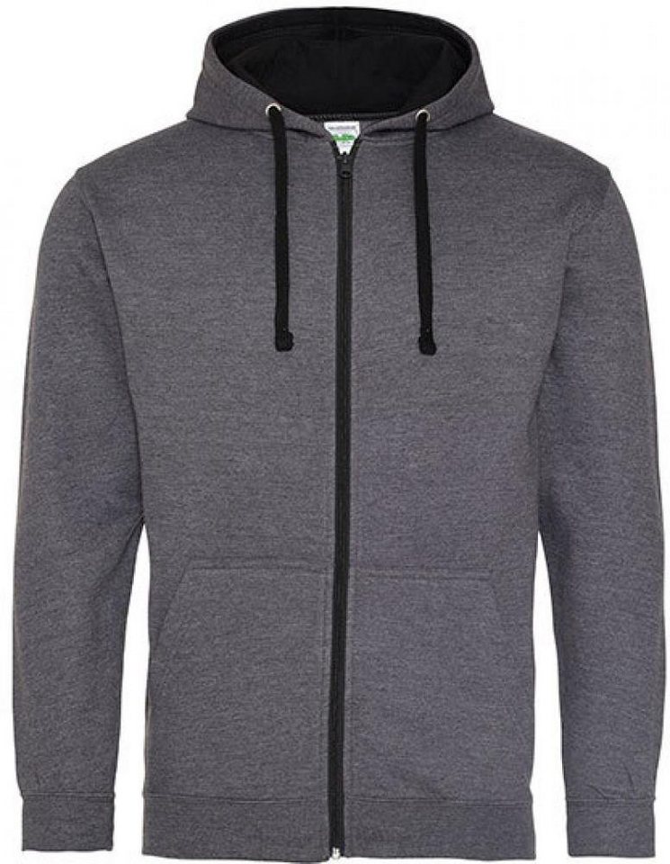 Just Hoods Kapuzensweatjacke Varsity Zoodie Kapuzenpulli mit Reisverschluss von Just Hoods