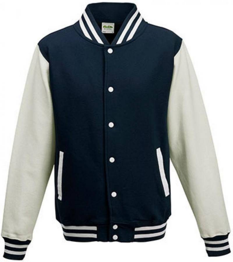 Just Hoods Sweatjacke Varsity Jacket / College Jacke von Just Hoods