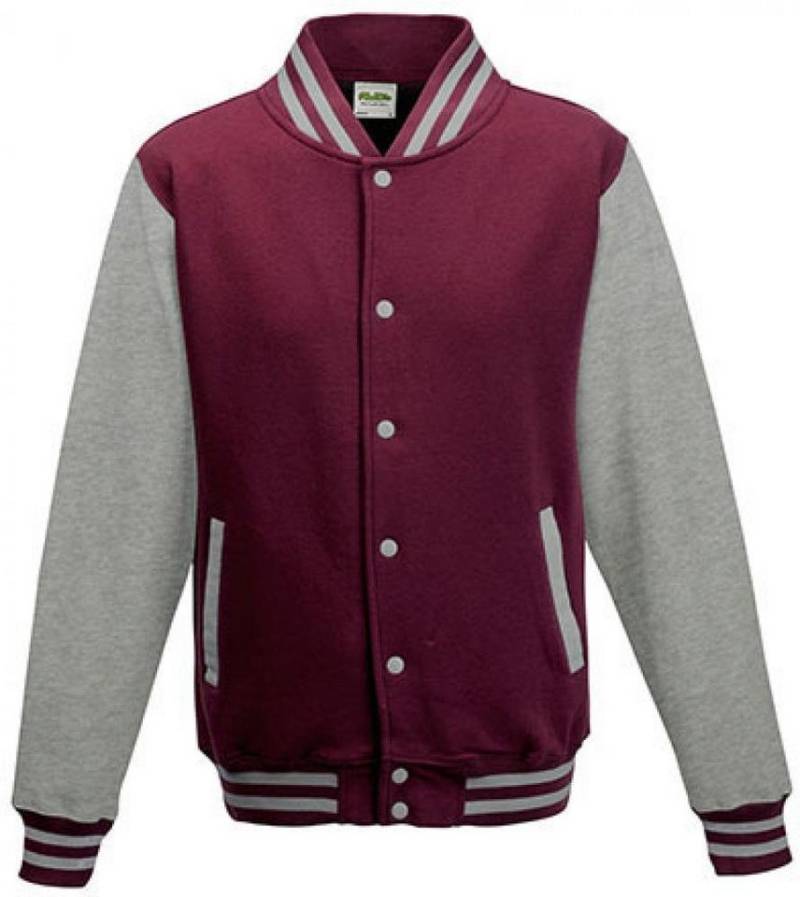 Just Hoods Sweatjacke Varsity Jacket / College Jacke von Just Hoods
