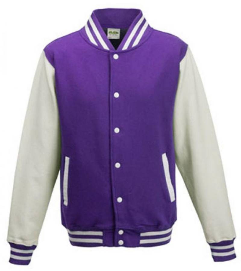 Just Hoods Sweatjacke Varsity Jacket / College Jacke von Just Hoods