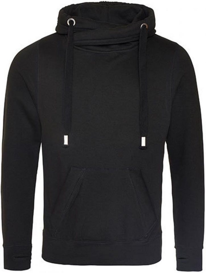 Just Hoods Sweatshirt Herren Cross Neck Hoodie von Just Hoods