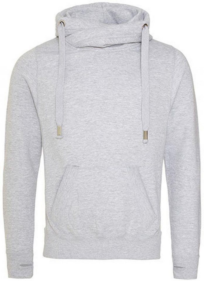 Just Hoods Sweatshirt Herren Cross Neck Hoodie von Just Hoods