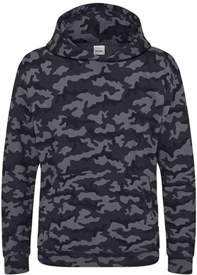 Just Hoods Sweatshirt Kinder Sweat Kids Camo Hoodie, Kängurutasche von Just Hoods