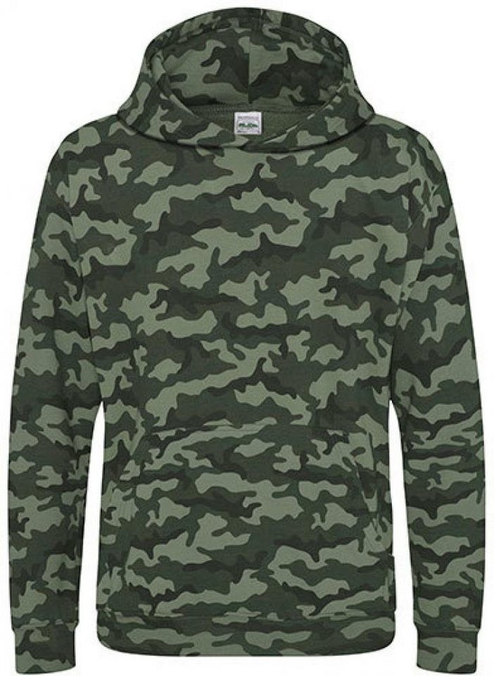 Just Hoods Sweatshirt Kinder Sweat Kids Camo Hoodie, Kängurutasche von Just Hoods