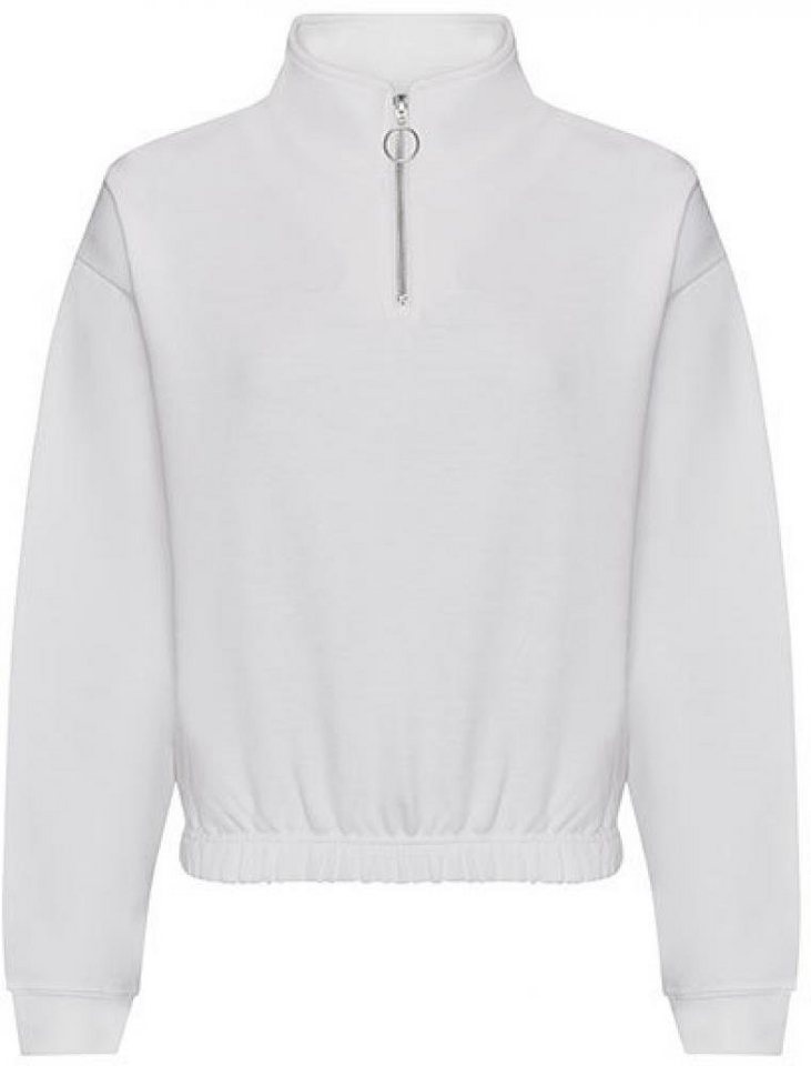 Just Hoods Sweatshirt Women´s Cropped 1/4 Zip Damen Sweatshirt von Just Hoods