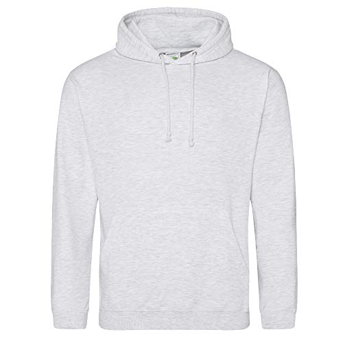 Just Hoods - Unisex College Hoodie/Ash, M von Just Hoods