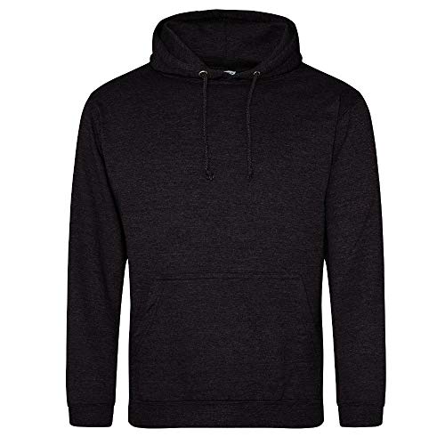 Just Hoods - Unisex College Hoodie/Black Smoke, M Just Hoods - Unisex College Hoodie/Black Smoke, M von Just Hoods