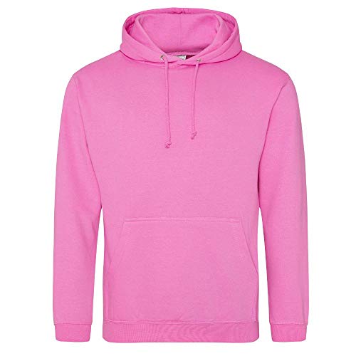 Just Hoods - Unisex College Hoodie/Candyfloss Pink, 3XL von Just Hoods