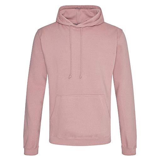 Just Hoods - Unisex College Hoodie/Dusty Pink, S von Just Hoods