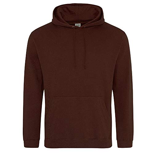 Just Hoods - Unisex College Hoodie/Mocha Brown, L von Just Hoods