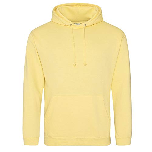 Just Hoods - Unisex College Hoodie/Sherbed Lemon, 3XL von Just Hoods