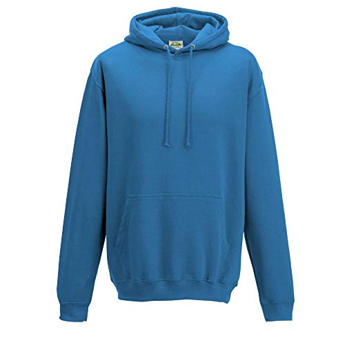 Just Hoods - Unisex College Hoodie/Tropical Blue, XL von Just Hoods