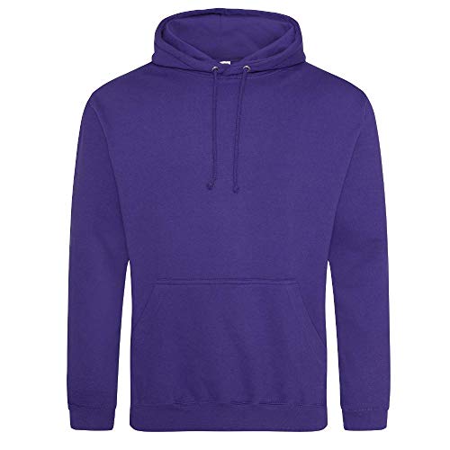 Just Hoods - Unisex College Hoodie/Ultra Violet, M von Just Hoods