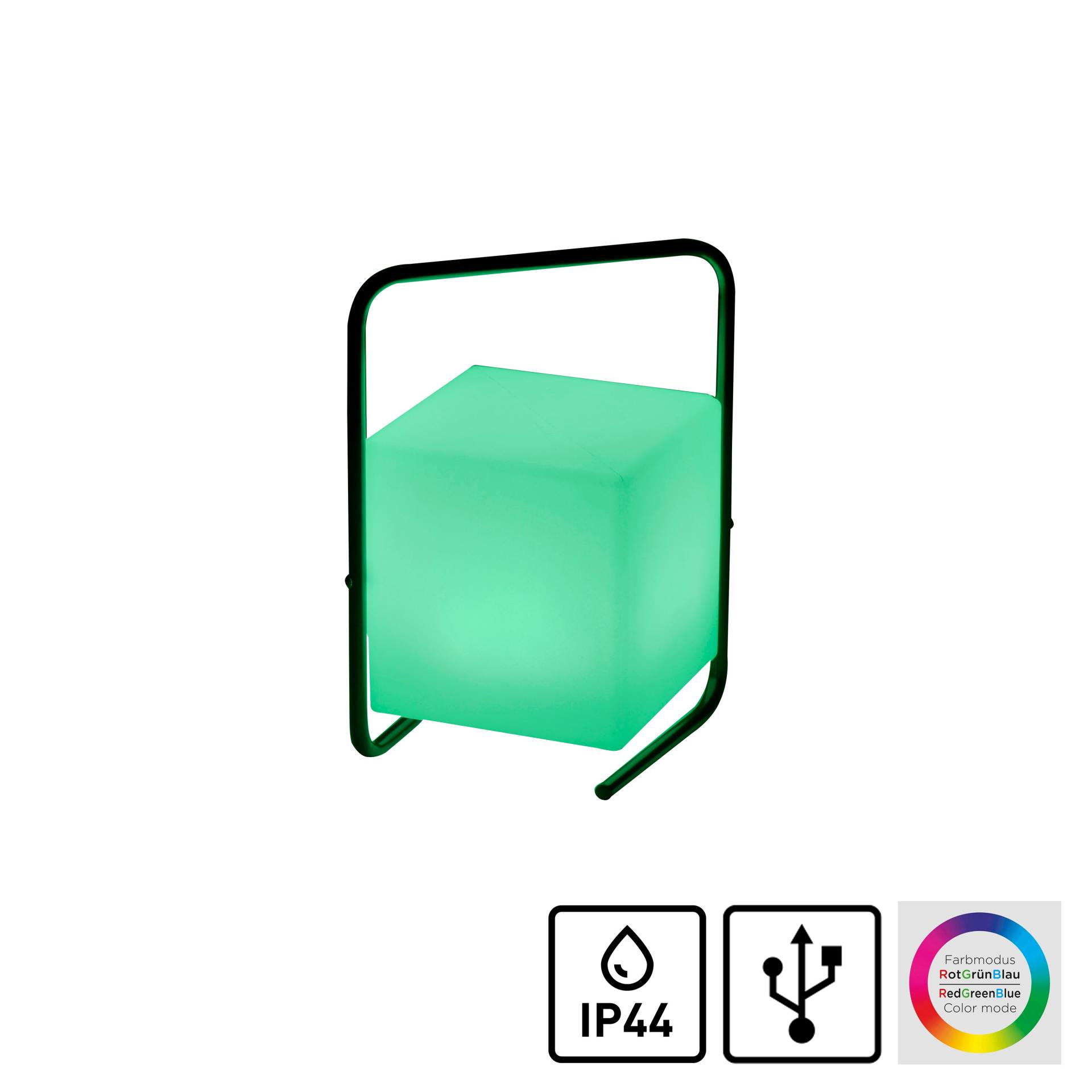 JUST LIGHT LED Außen-Stehlampe "KENO" LED-Board 1 Stk. Warmweiß LED von Just Light