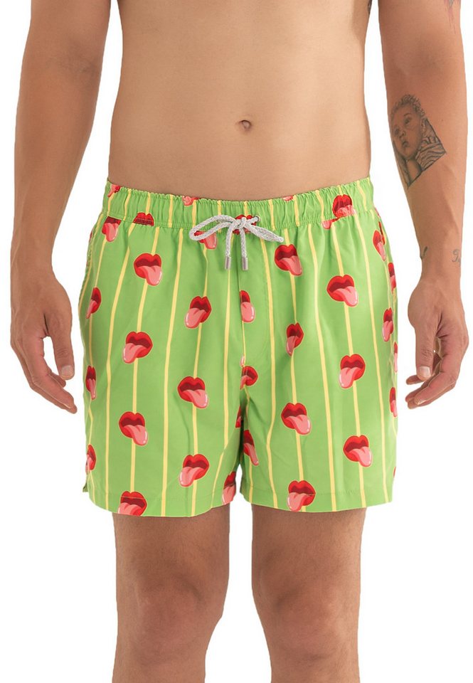 Just Like You Badeshorts Badeshorts für Herren mit Gemustert für schwimmen von Just Like You