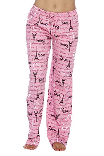Just Love Damen-Schlafanzughose, Nachtwäsche, Love Paris Pink, M Just Love Damen-Schlafanzughose, Nachtwäsche, Love Paris Pink, M von Just Love