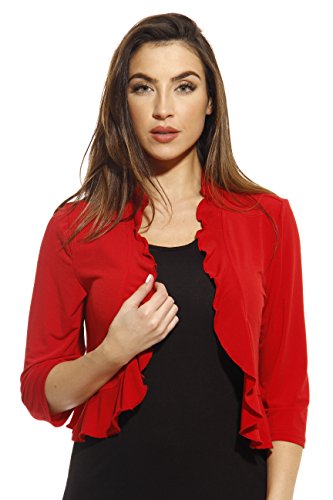 Just Love Shrug/Shrugs/Damen Strickjacke - Rot - 2X von Just Love