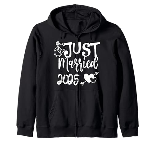 Just Married 2025 Liebe und Eheringe Feier für das Brautpaar Kapuzenjacke Just Married 2025 Liebe und Eheringe Feier für das Brautpaar Kapuzenjacke von Just Married 2025 Design Shirt Gifts