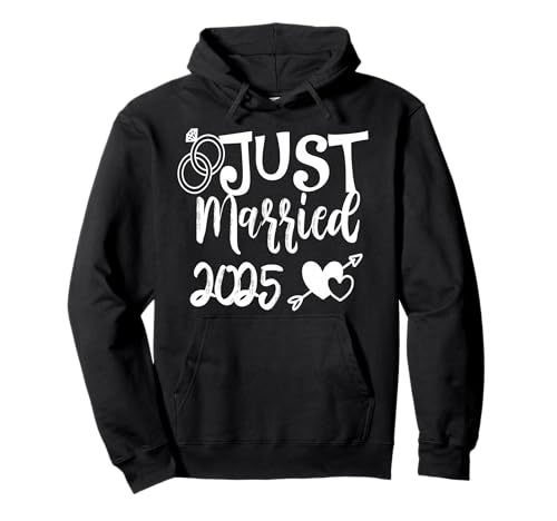 Just Married 2025 Liebe und Eheringe Feier für das Brautpaar Pullover Hoodie Just Married 2025 Liebe und Eheringe Feier für das Brautpaar Pullover Hoodie von Just Married 2025 Design Shirt Gifts