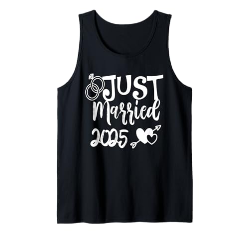 Just Married 2025 Liebe und Eheringe Feier für das Brautpaar Tank Top Just Married 2025 Liebe und Eheringe Feier für das Brautpaar Tank Top von Just Married 2025 Design Shirt Gifts