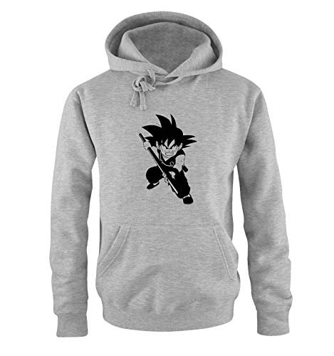 Just Style It - Get Schwifty - Rick and Morty - Herren Hoodie - Grau / Schwarz Gr. L von Just Style It